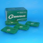 Колодки тормозные "Gbrake"