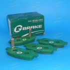 Колодки тормозные "Gbrake"