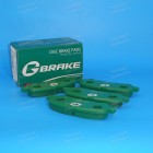 Колодки тормозные "Gbrake"