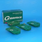 Колодки тормозные "Gbrake"