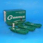 Колодки тормозные "Gbrake"