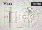 Диск тормозной "MILES" K000067 (40206-5X00A)
