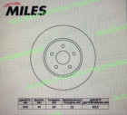 Диск тормозной "Miles" K000089
